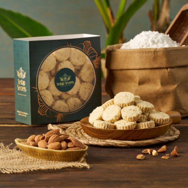 White Almond cookies - Melt-in-Your-Mouth